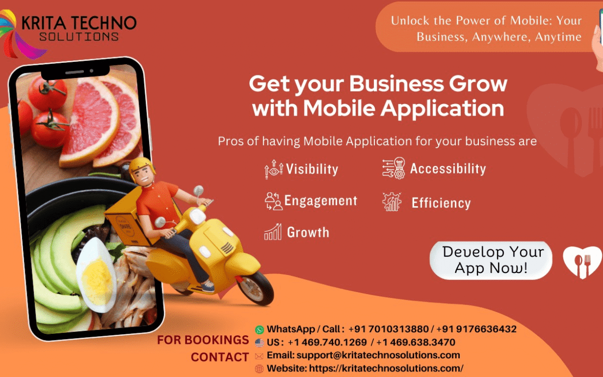 The Role of Mobile Apps in Transforming Business Operations | Krita Technosolutions