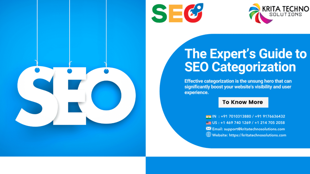 The Expert’s Guide to SEO Categorization - Kritatechnosolutions
