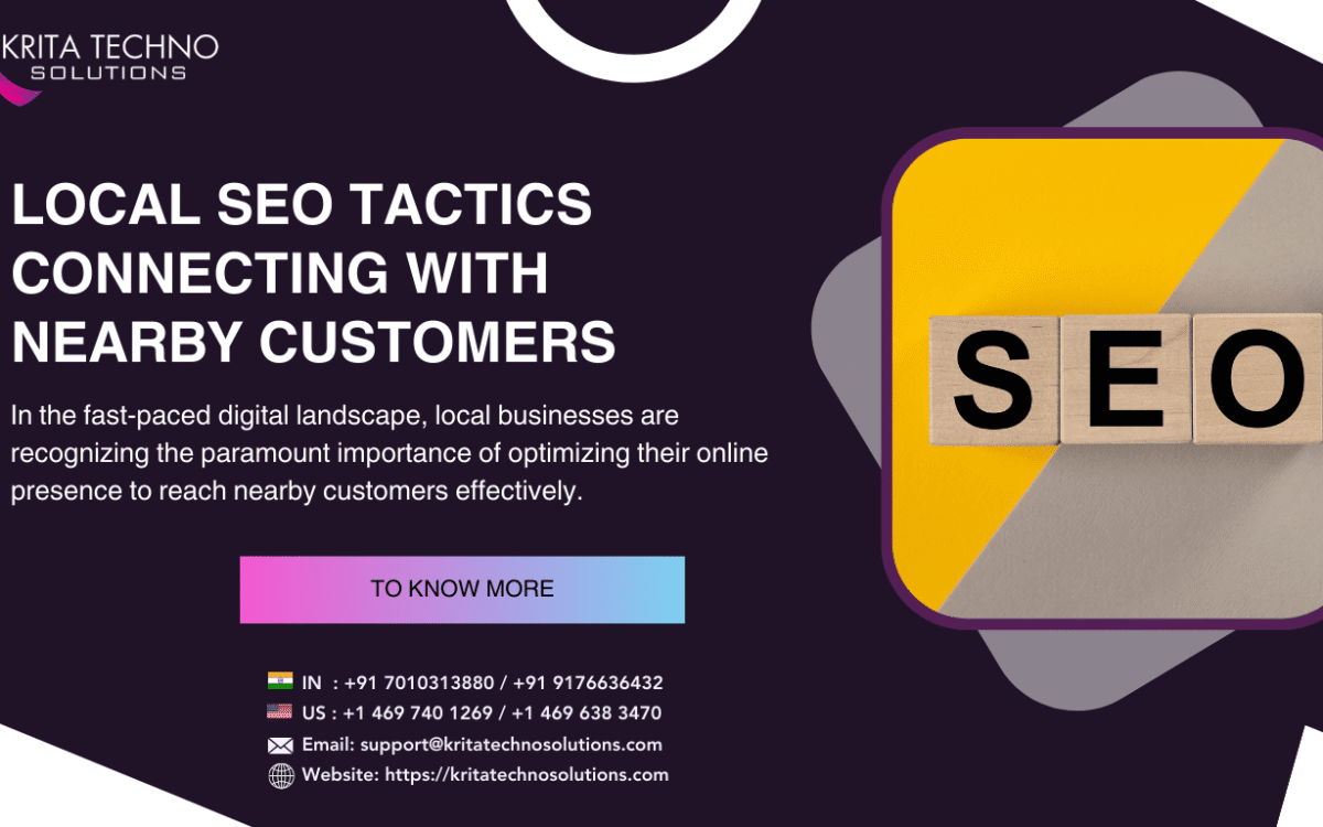 Local SEO Tactics: Connecting with Nearby Customers