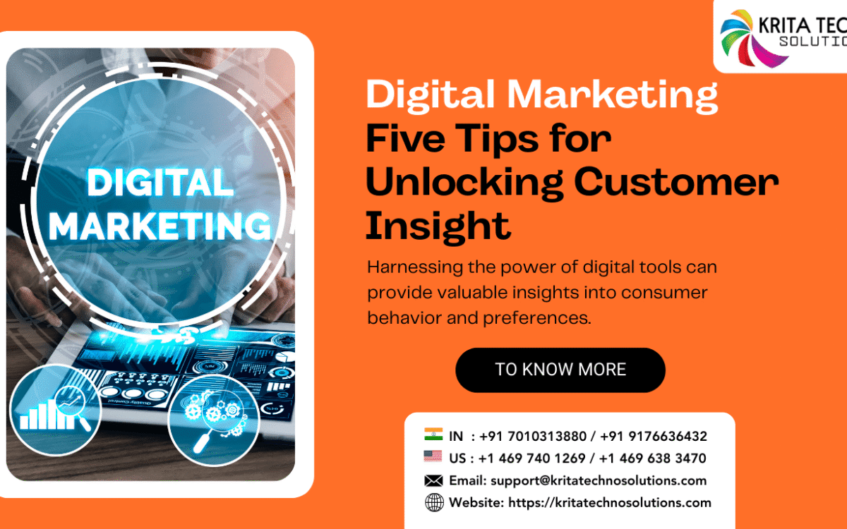 Digital Marketing Five Tips for Unlocking Customer Insight