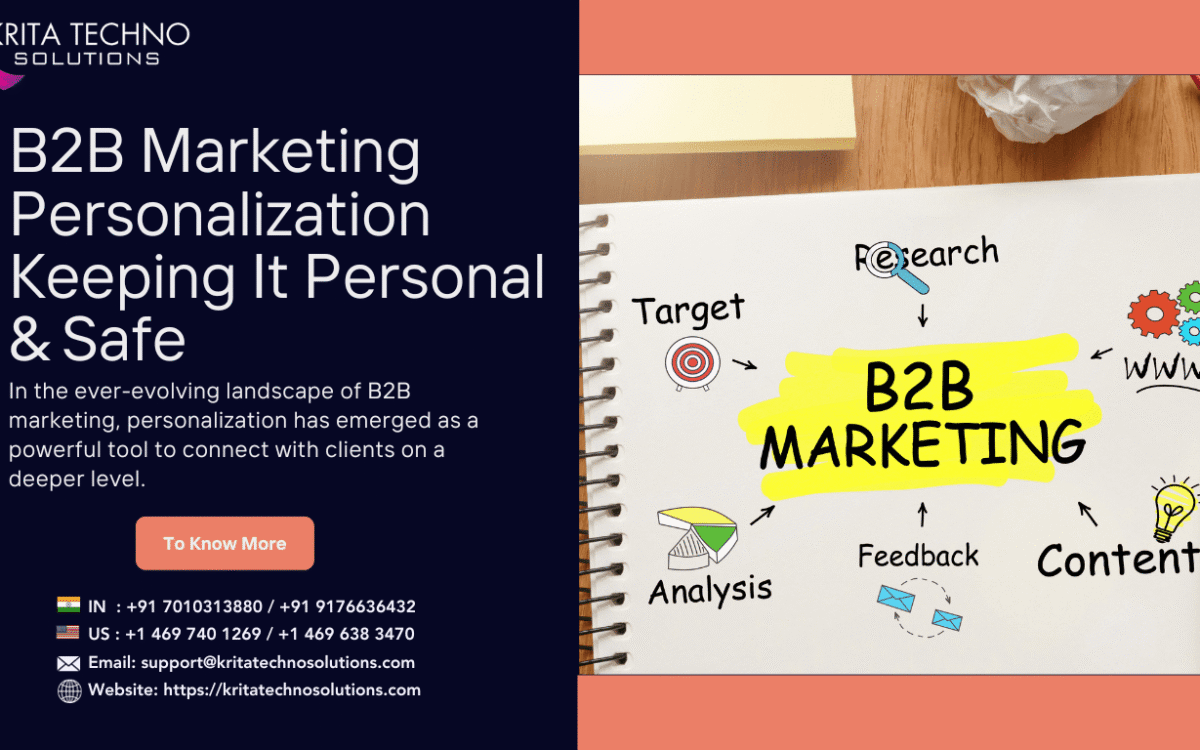 B2B Marketing Personalization - Keeping It Personal & Safe