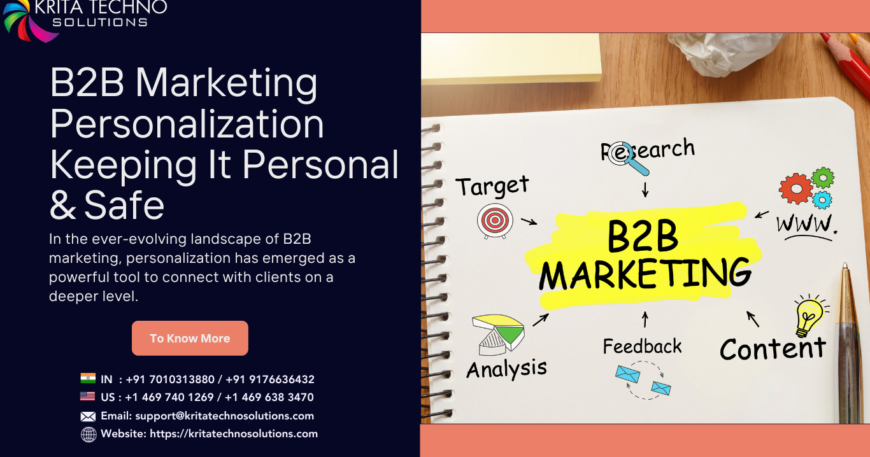 B2B Marketing Personalization - Keeping It Personal & Safe