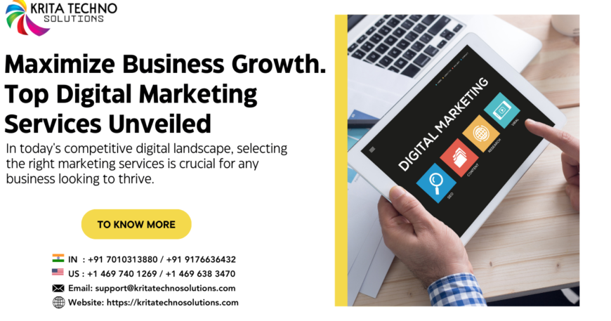 Maximize Business Growth. Top Digital Marketing Services.