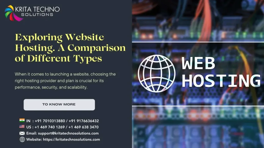 Exploring Website Hosting. A Comparison of Different Types