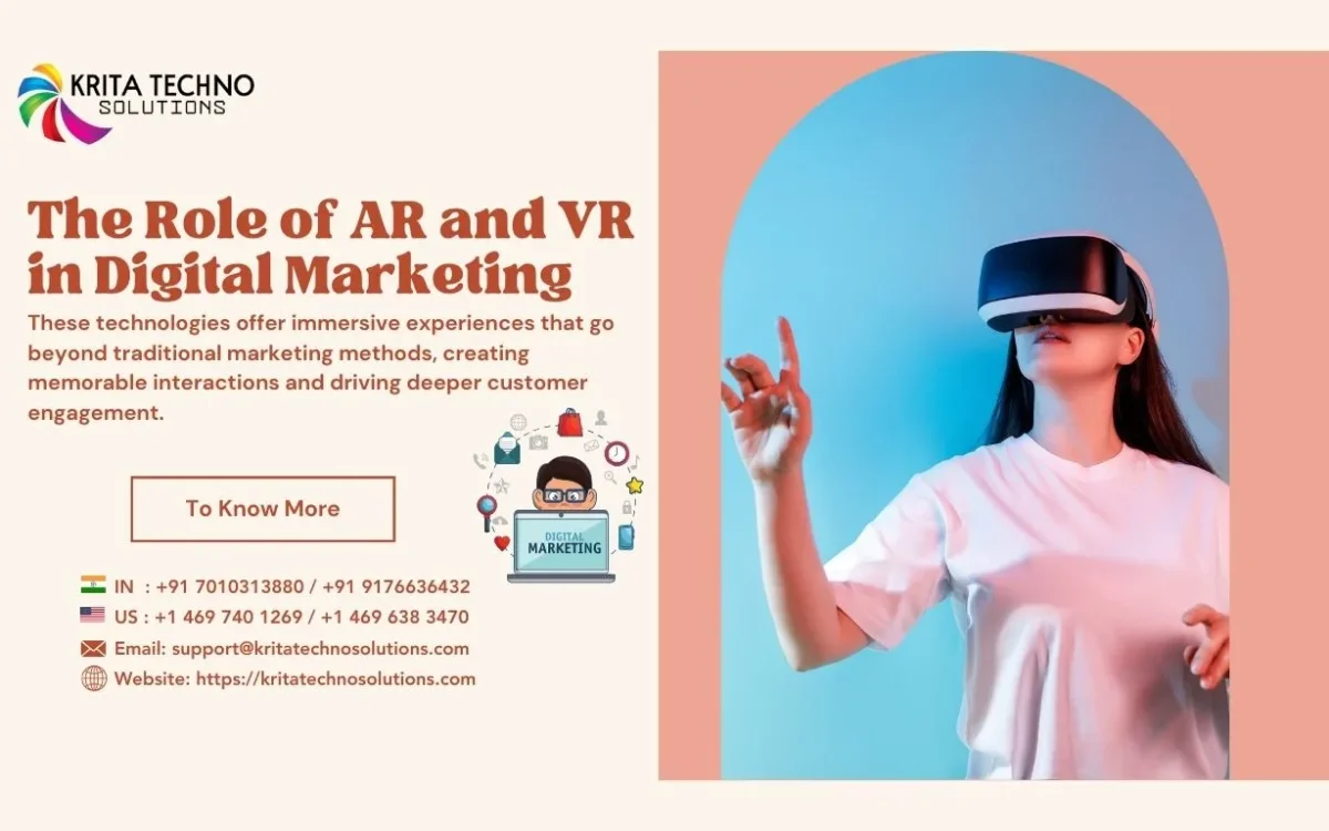 The Role of AR and VR in Digital Marketing