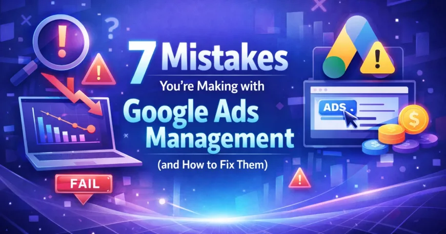 seven mistaken in google ads